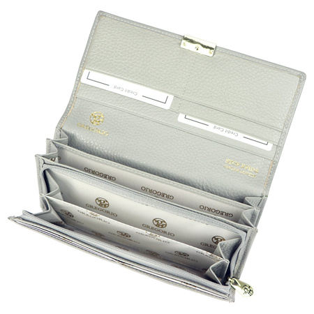 Portfel damski skórzany skóra naturalna Gregorio