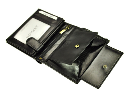 Portfel męski skórzany skóra naturalna Rovicky 