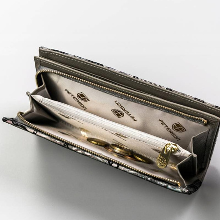 Portfel damski skóra naturalna skórzany Peterson 