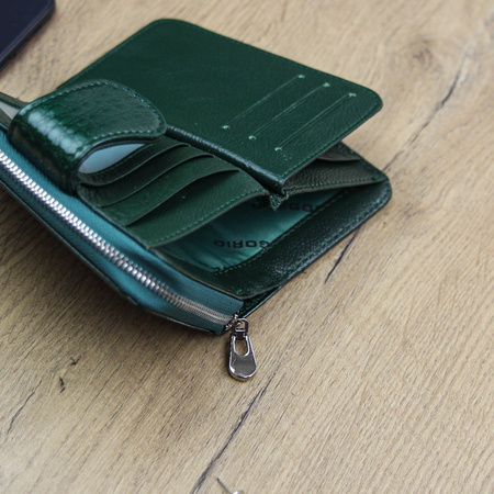 Portfel damski skóra naturalna skórzany Gregorio