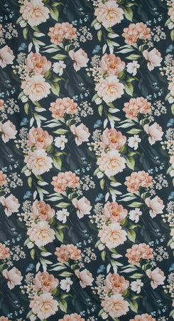 ZASŁONA GOTOWA SALMA 140 X 270 CM CZARNY