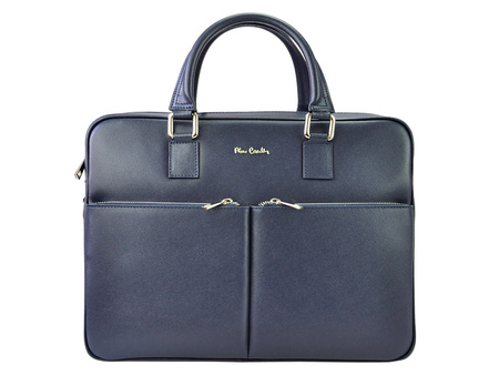 Teczka na dokumenty skórzana skóra naturalna Pierre Cardin