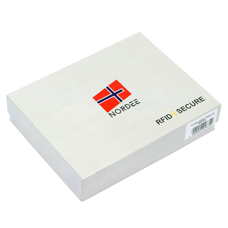 Portfel męski skórzany skóra naturalna Nordee