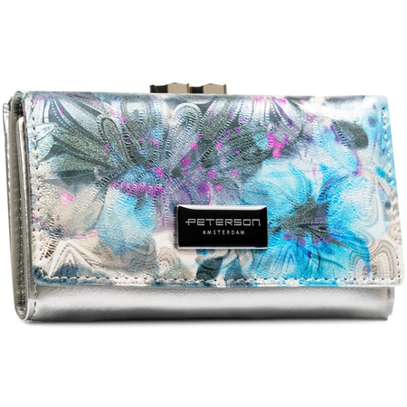Portfel damski skóra naturalna skórzany Peterson