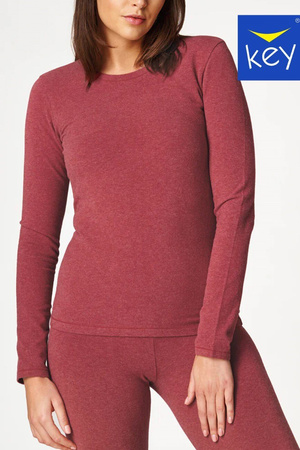 Koszulka damska z długim rękawem  Hot Touch LVD 729 1 szary 