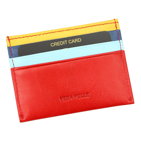 Małe Skórzane zgrabne etui dla kart od Valentini