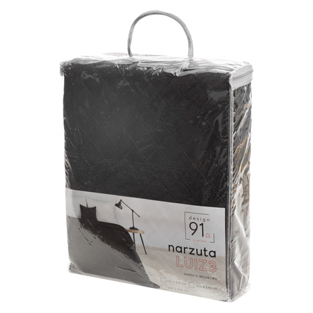 NARZUTA D91 LUIZ 3 170 X 210 CM CZARNY