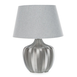 LAMPA ADORE (01) O 38 X 48 CM STALOWY
