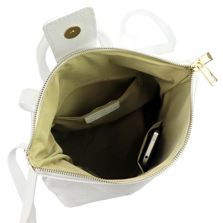 Skórzany pasek męski ELITE czarny 135-cm