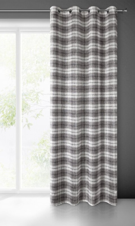 ZASŁONA GOTOWA KELLI 140 X 250 CM SZARY