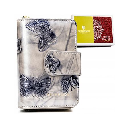 Portfel damski skóra naturalna skórzany Peterson