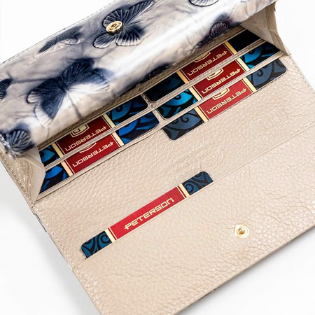 Portfel damski skórzany skóra naturalna  Peterson