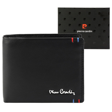 Portfel męski skórzany skóra naturalna Pierre Cardin