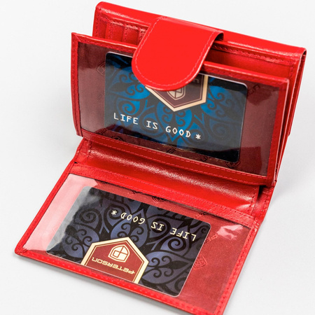 Portfel damski skóra naturalna skórzany Peterson