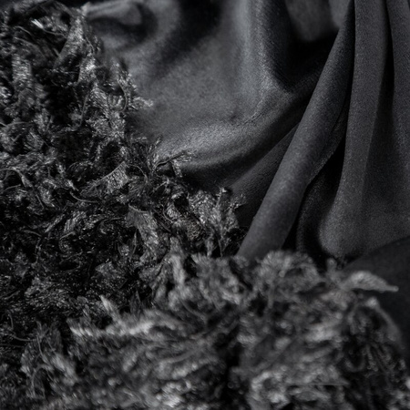 ZASŁONA GOTOWA MARION 2 NA TAŚMIE 140 X 270 CM CZARNY