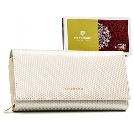Portfel damski skórzany skóra naturalna  Peterson