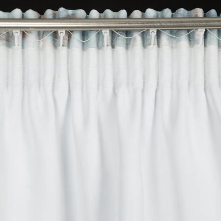 ZASŁONA GOTOWA GRACJA NA TAŚMIE 140 X 270 CM STALOWY