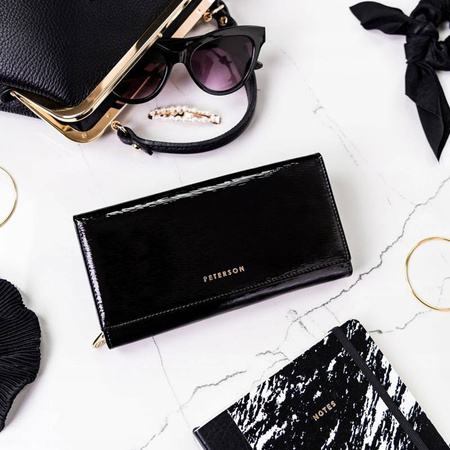 Portfel damski skórzany skóra naturalna  Peterson