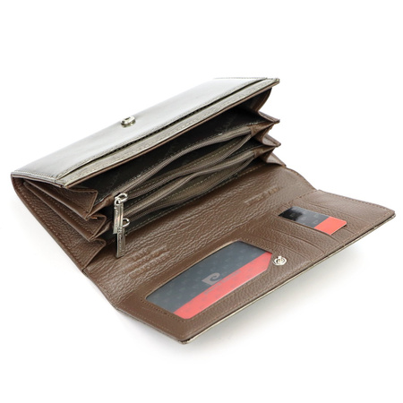 Portfel damski skórzany skóra naturalna Pierre Cardin