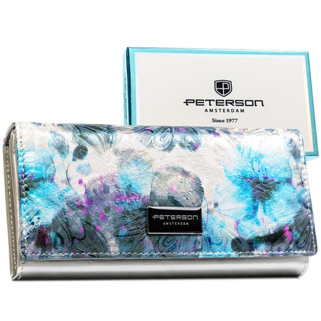 Portfel damski skóra naturalna skórzany Peterson