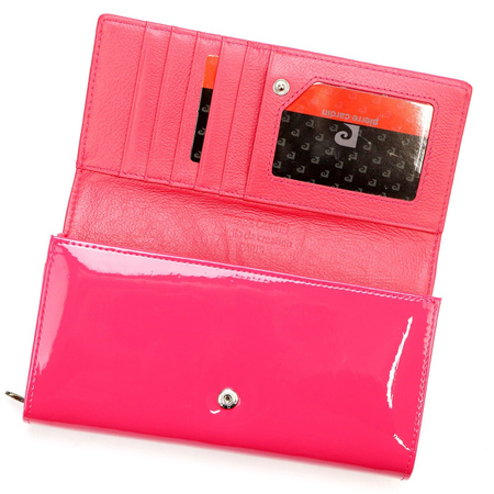 Portfel damski skóra naturalna + skóra ekologiczna Pierre Cardin