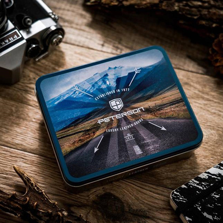 Portfel męski skórzany skóra naturalna  Peterson