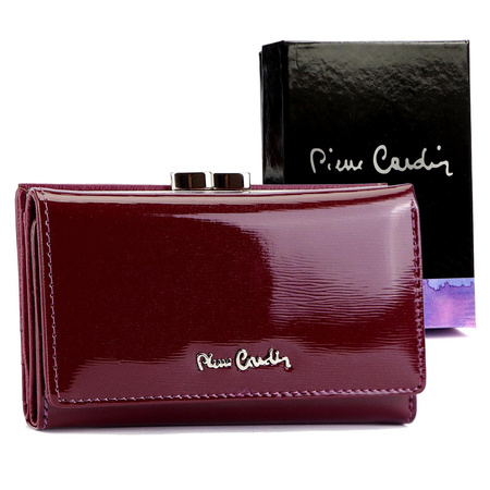 Portfel damski skórzany skóra naturalna Pierre Cardin