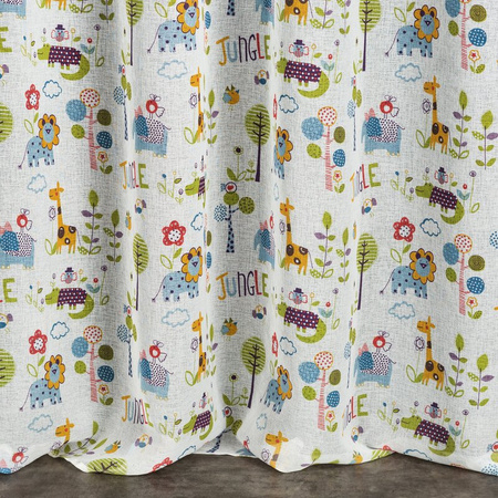 ZASŁONA GOTOWA BILLY 140 X 250 CM BIAŁY