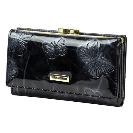 Portfel damski skóra naturalna skórzany Gregorio 