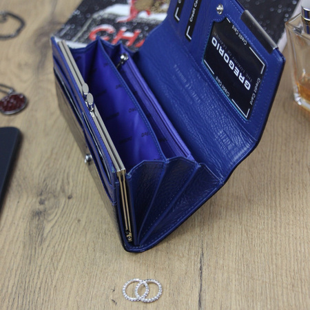 Portfel damski skórzany skóra naturalna Gregorio 