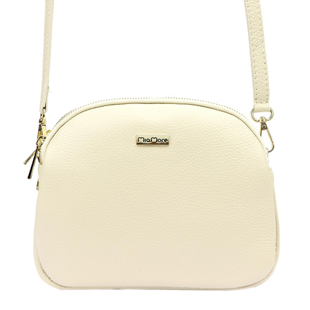 MiaMore torebka listonoszka skóra naturalna różowy