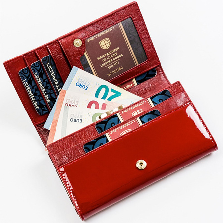 Portfel damski skóra naturalna skórzany Peterson