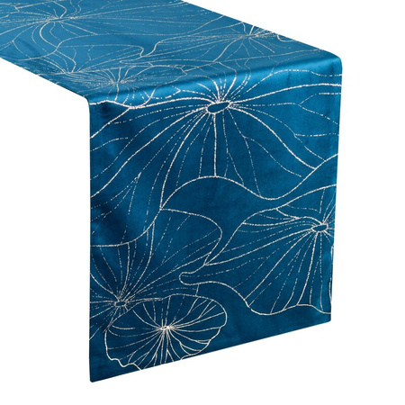 OBRUS BLINK 18 35 X 140 CM GRANATOWY