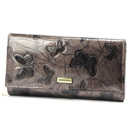 Portfel damski skórzany skóra naturalna Gregorio 