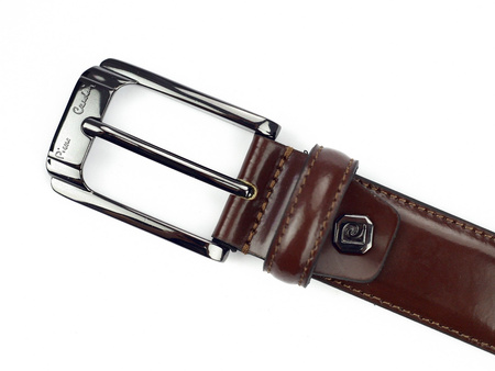 Pasek męski skórzany skóra naturalna Pierre Cardin 