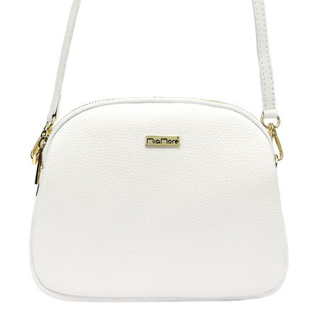 MiaMore torebka listonoszka skóra naturalna różowy