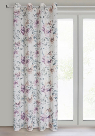 ZASŁONA GOTOWA LETA 140 X 250 CM NATURALNY