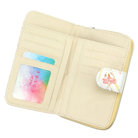 Portfel damski skórzany skóra ekologiczna Esiee