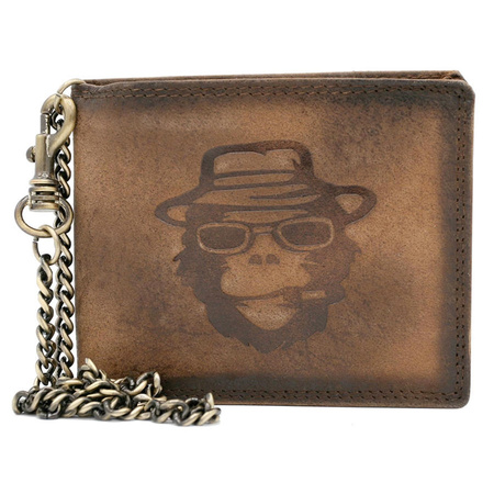 Portfel męski skórzany skóra naturalna  Classic Motorcycles 