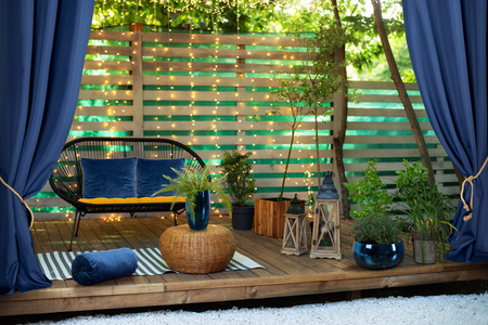 ZASŁONA GOTOWA RITA NA TAŚMIE 140 X 175 CM GRANATOWY