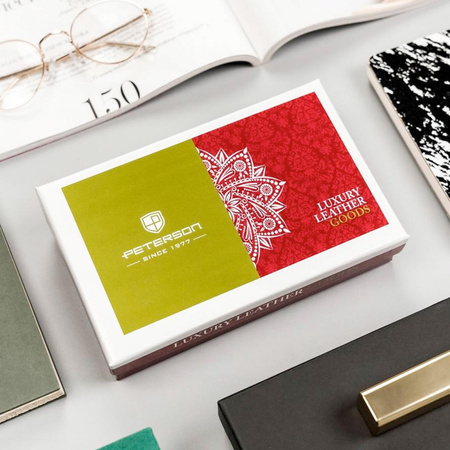 Portfel damski skórzany skóra naturalna  Peterson