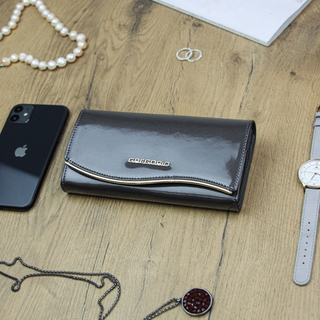 Portfel damski skórzany skóra naturalna Gregorio 