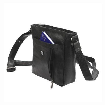 Torba saszetka na ramię męska skórzana skóra naturalna Nordee