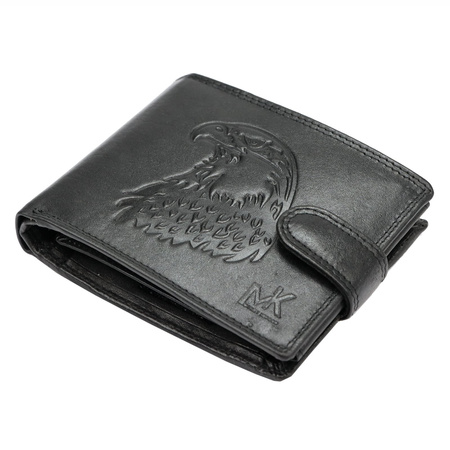 Portfel męski skórzany skóra naturalna Money Kepper 