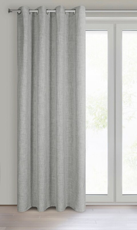 ZASŁONA GOTOWA ROMA 140 X 250 CM SZARY