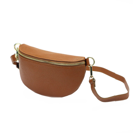 Saszetka nerka damska skórzana skóra naturalna Patrizia