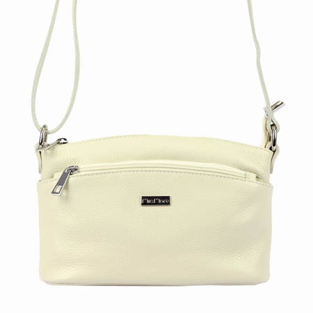 MiaMore torebka listonoszka skóra naturalna beżowy