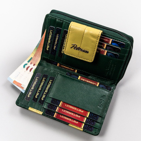 Portfel damski skórzany skóra naturalna  Peterson