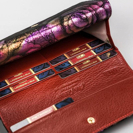 Portfel damski skórzany skóra naturalna  Peterson 