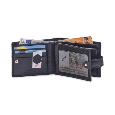 Portfel męski skórzany skóra naturalna Nordee